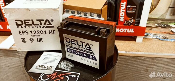 Акб 12В 18Ач о.п. Delta EPS12201 ток320 176х87х154