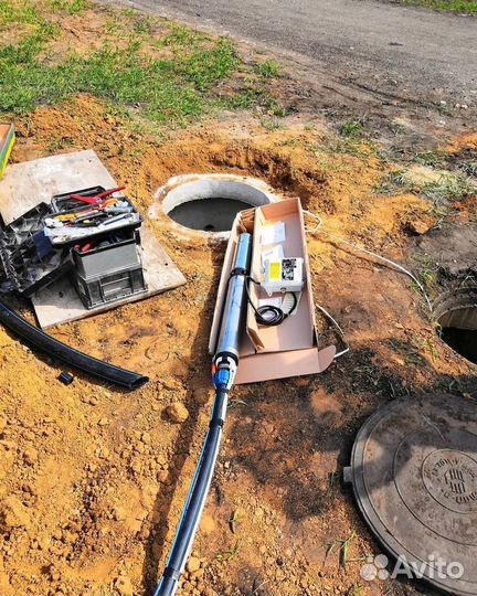 Ремонт и чистка скважин/ Замена насоса