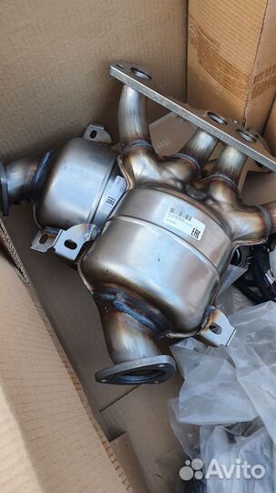 Труба приёмная катализатор ваз Калина,Гранта