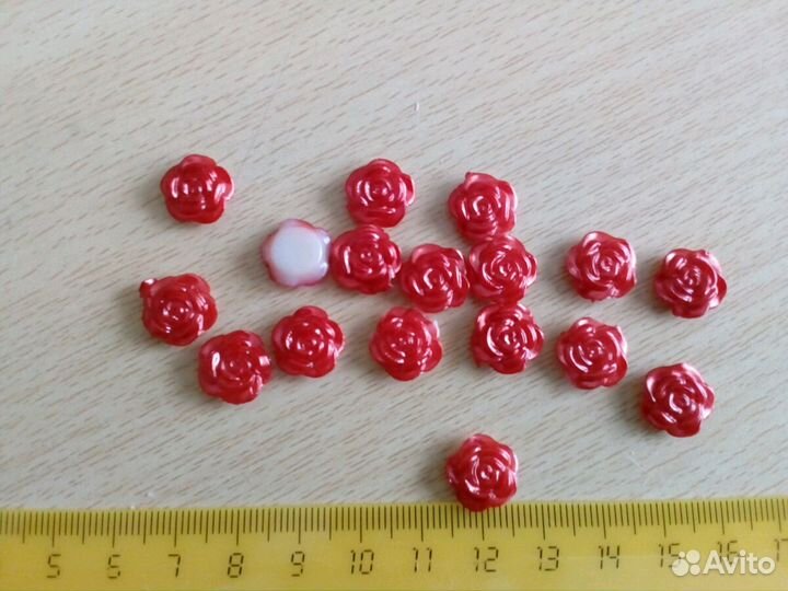 Кабошоны, полубусины, в ассортименте, уп. 100 шт