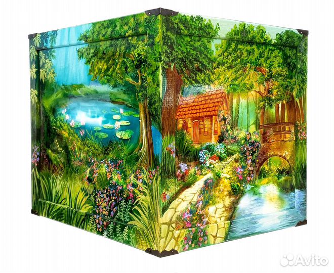Домик для маленьких собак, кошек Сказочный лес ср