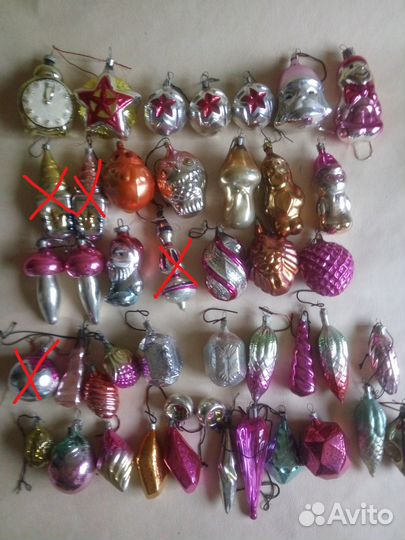 Елочные игрушки СССР