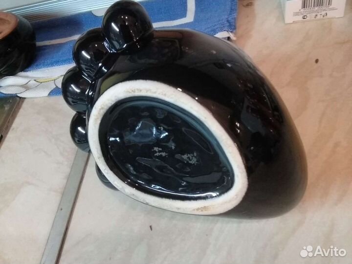 Пепельница керамика стекло