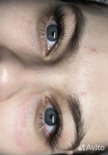 Наращивание ресниц видное