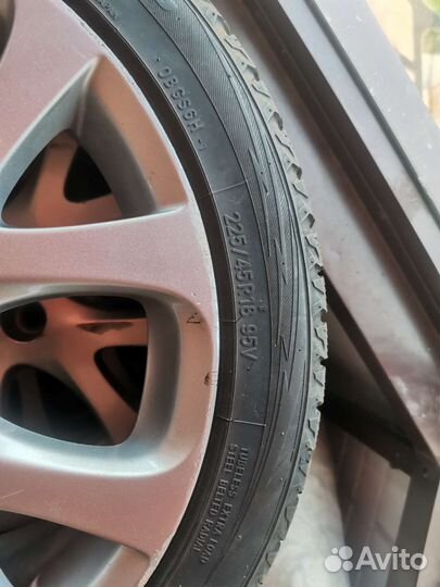 Колеса 225 45 18 toyo всесезонные в сборе от mazda