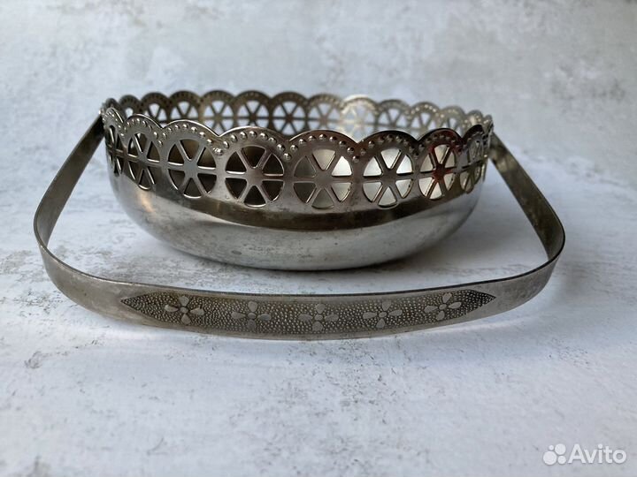 Основы под сахарницы,мельхиор.ссср