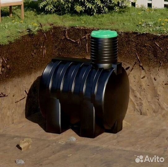 Септик без откачки под ключ + монтаж