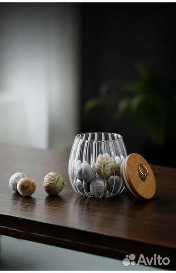 Стеклянная баночка для сыпучих продуктов