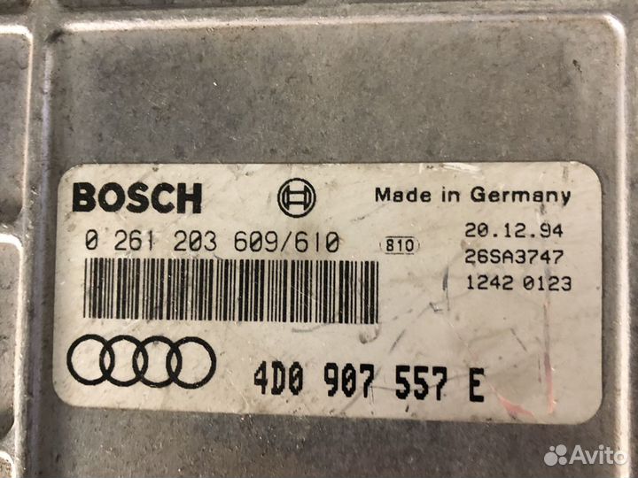 Блок управления на мотор Ауди A8 4.2