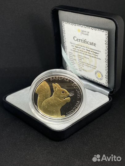 Серебряная монета 