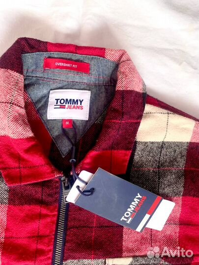 Куртка рубашка мужская tommy jeans