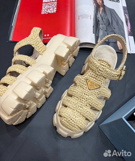 Сандалии Prada