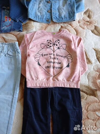 Вещи пакетом на девочку 110