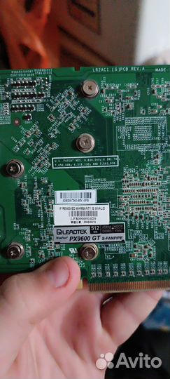 Видеокарта PX9600GT