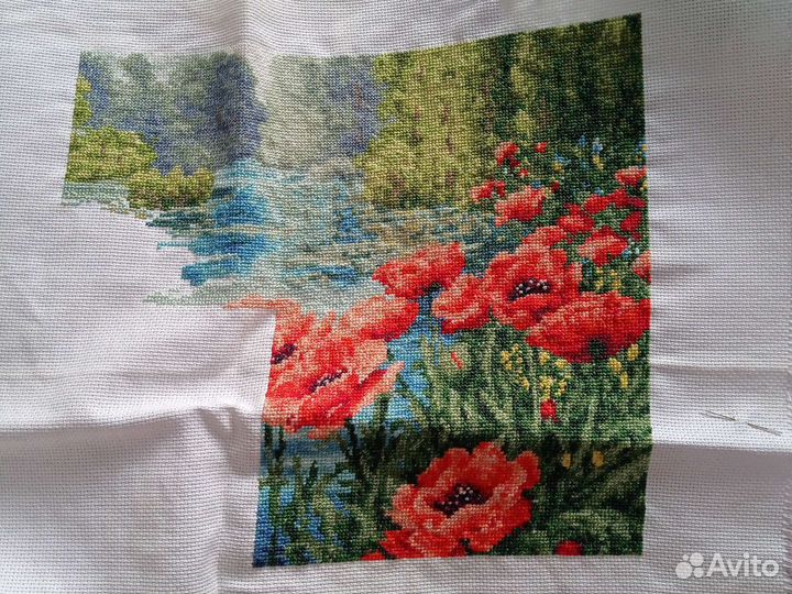 Остатки наборов для вышивки