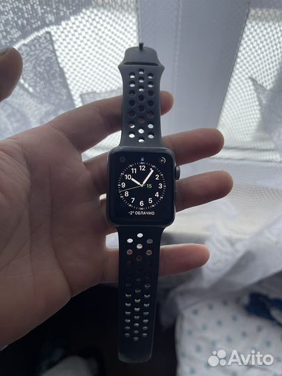 Часы apple watch 3 42mm nike