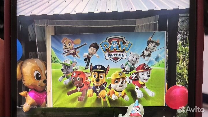 Фотозона постер Щенячий патруль