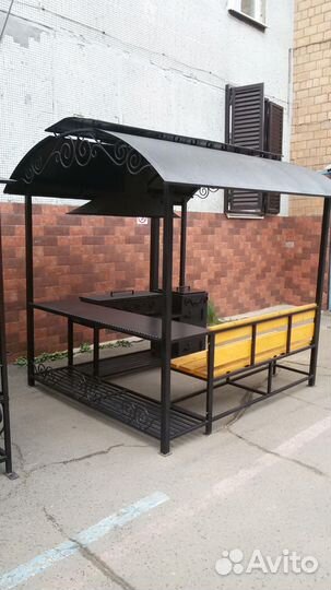 Мангальная зона, беседка