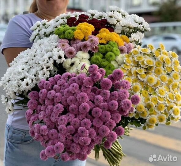Букет хризантем