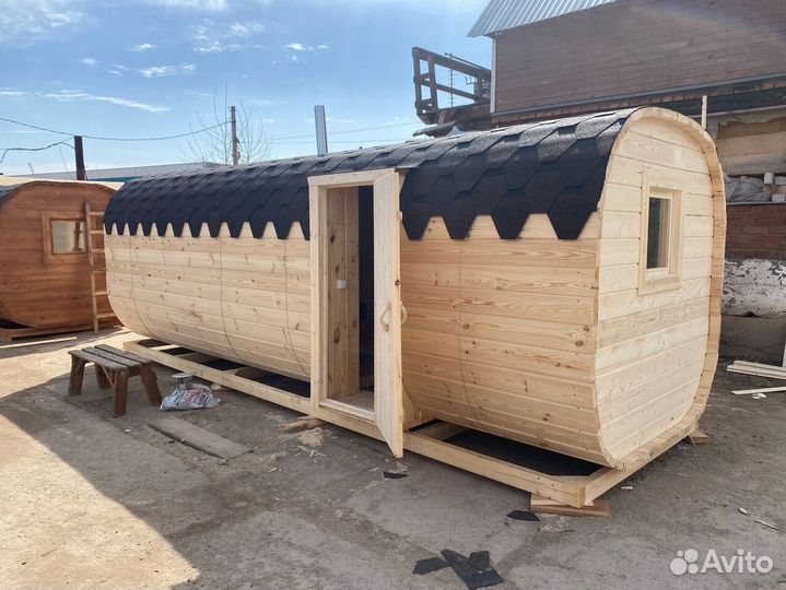 Баня бочка квадро в наличии