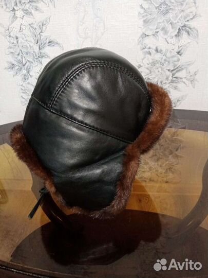 Норковая шапка мужская