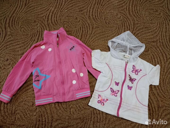 Вещи для девочки пакетом, р. 128