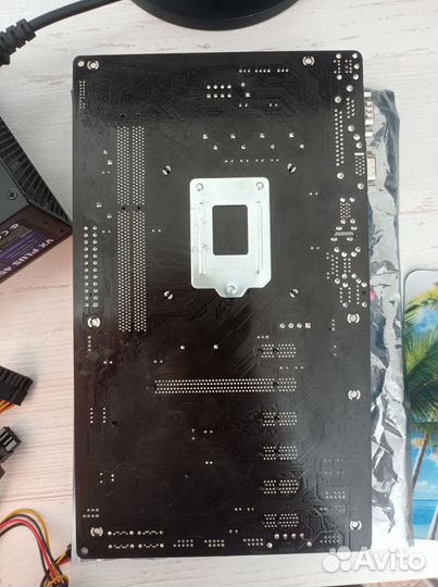 Плата Asrock + процессор + охлаждение + память