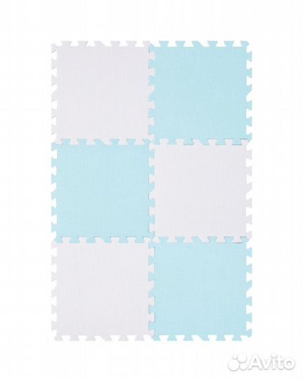 Детский игровой коврик пазл 30x30