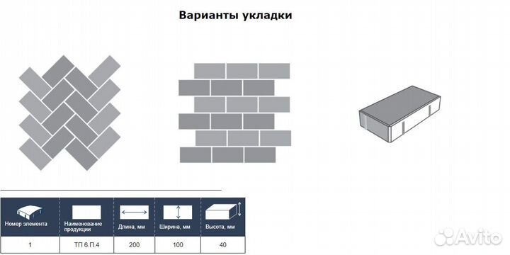 Тротуарная плитка с гарантией