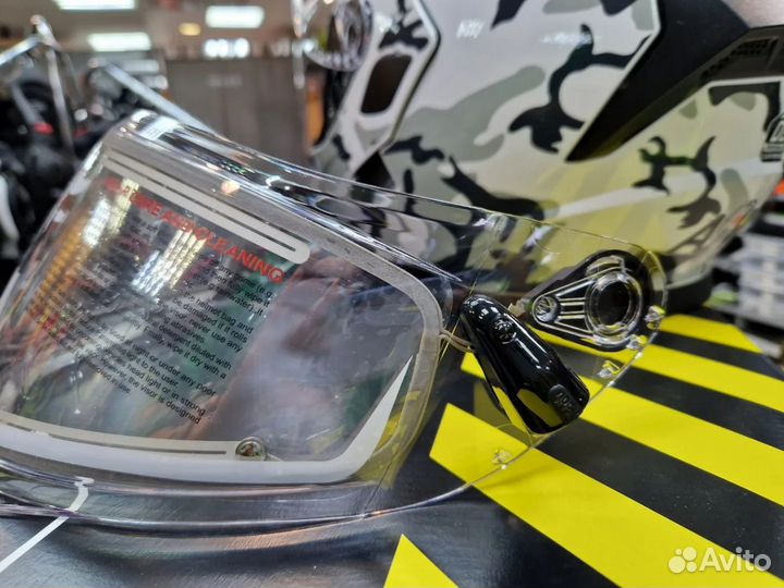 Шлем для снегохода с подогревом