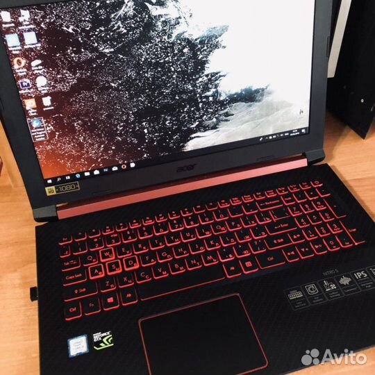 Acer 15.6 i5-8300H 4яд8пт GTX1050/4 12Гб 128Гб+1Тб