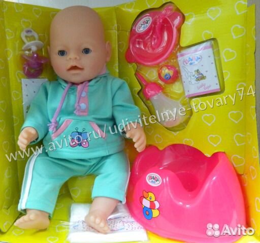 Кукла пупс Baby Doll в зеленом