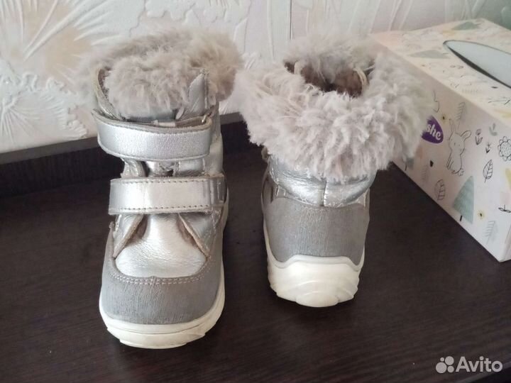 Зимние ботинки для девочки 22 размер