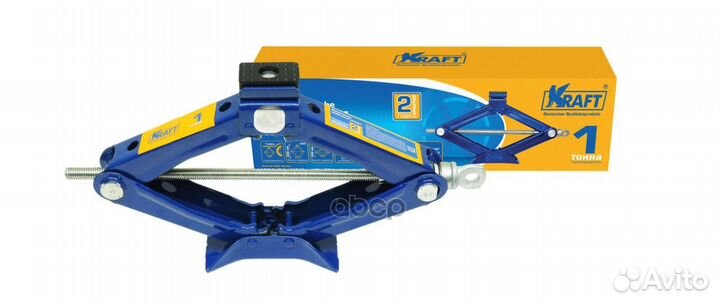 Домкрат ромбический 1 т. (min 100mm-max 350mm)