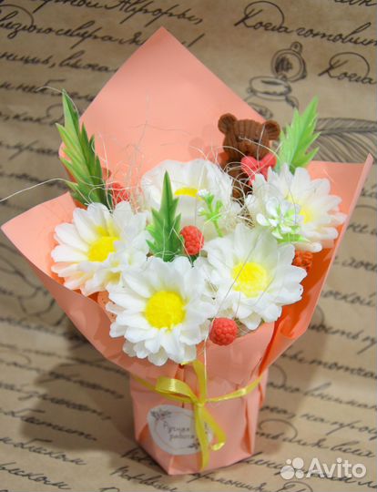 Ромашки/Розы. Мыло ручной работы