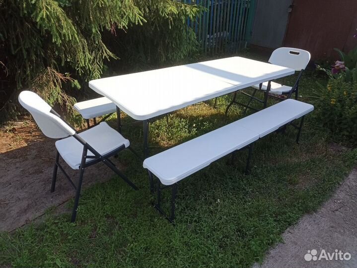 Аренда - прокат складных столов, стульев, лавок