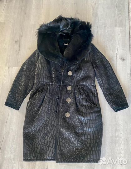 Дубленка женская зимняя 48 50