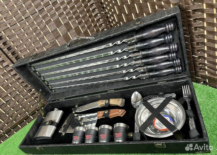 Шашлычный набор в кейсе