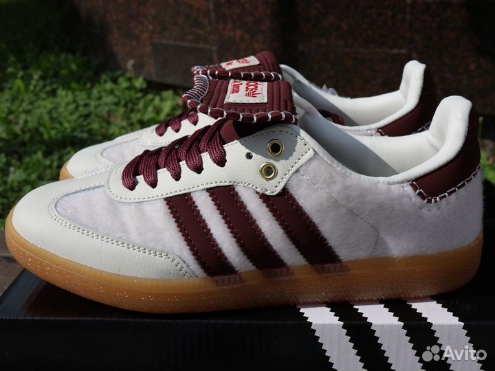 Adidas samba x Wales Bonner Pony Cream White белые