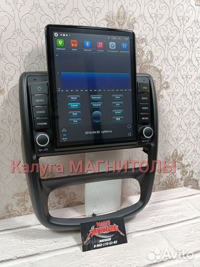 Магнитола Nissan Terrano на Андроиде новая Tesla