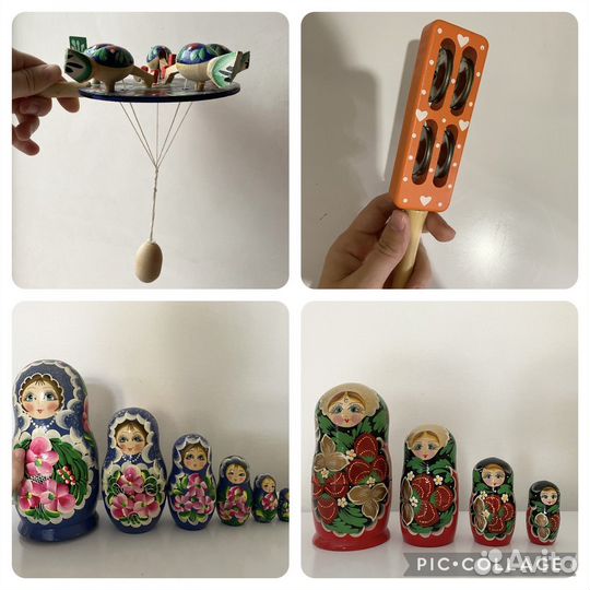 Матрешки деревянные игрушки