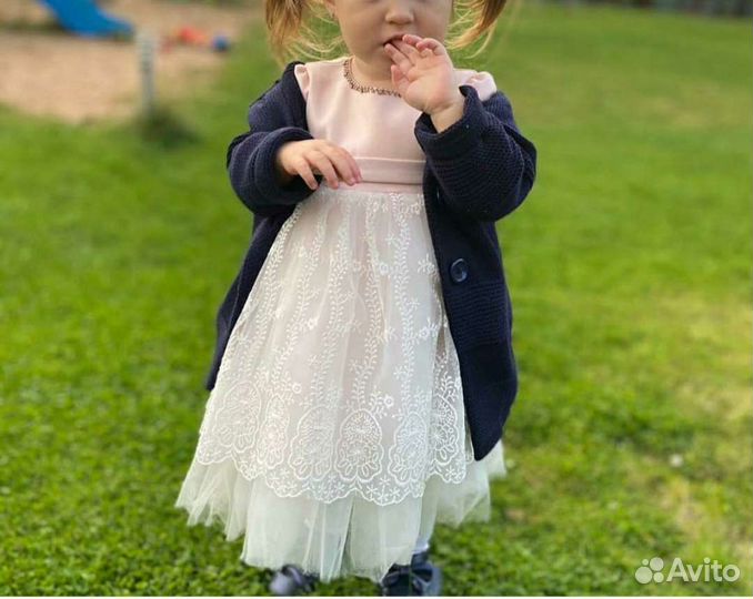 Нарядное платье для девочки 80 86