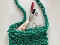 Вязанная сумка ручной работы из шнура