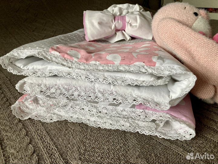 Одеяло конверт на выписку для девочки