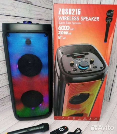 Большая музыкальная колонка ZQS 8215 + гарантия
