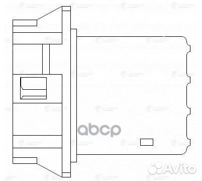 Резистор э/вент. отоп. nissan qashqai (manual A/C)