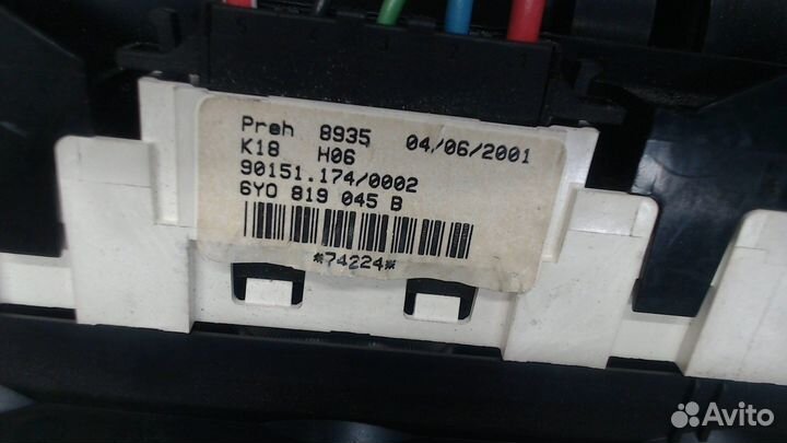 Переключатель отопителя Skoda Fabia, 2001