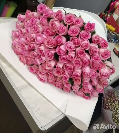 Розы Кения, букет с доставкой