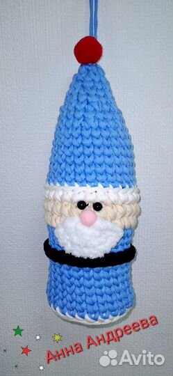 Рождественский венок и дед мороз