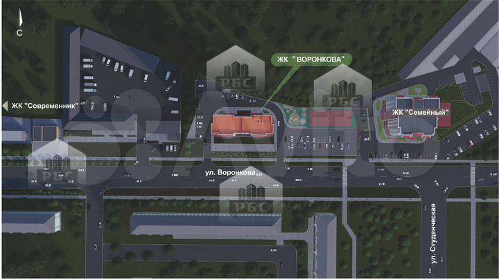 Квартира-студия, 28,8 м², 10/16 эт.